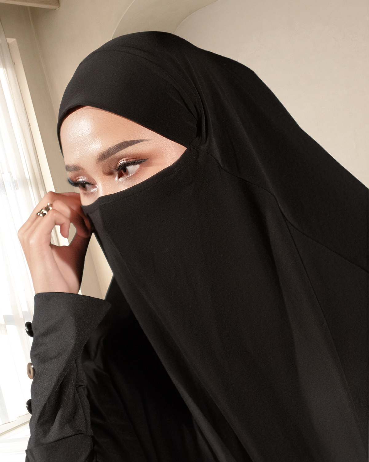 MARWA KHIMAR LUXE BLACK