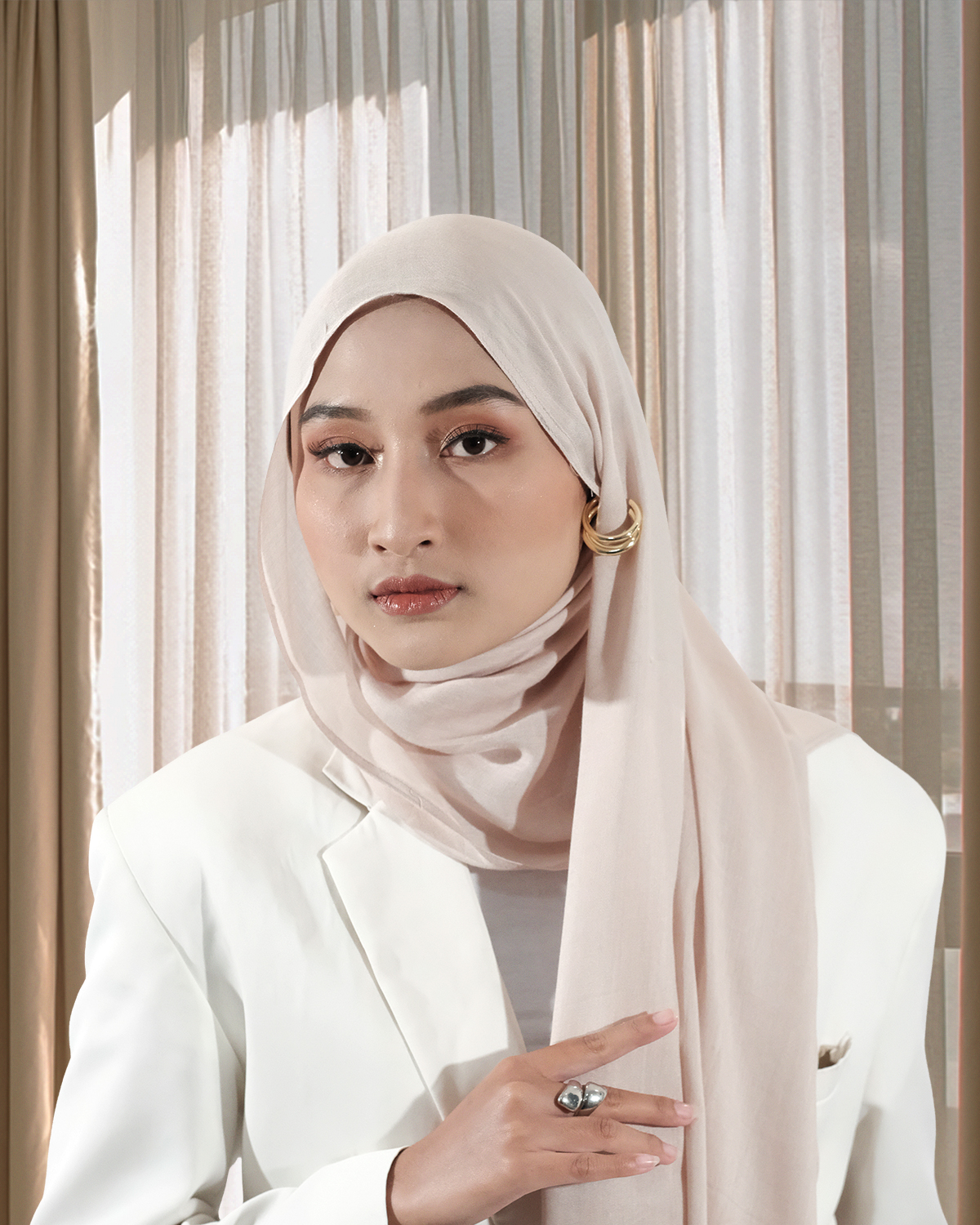 FLOW MODAL PASHMINA SAND