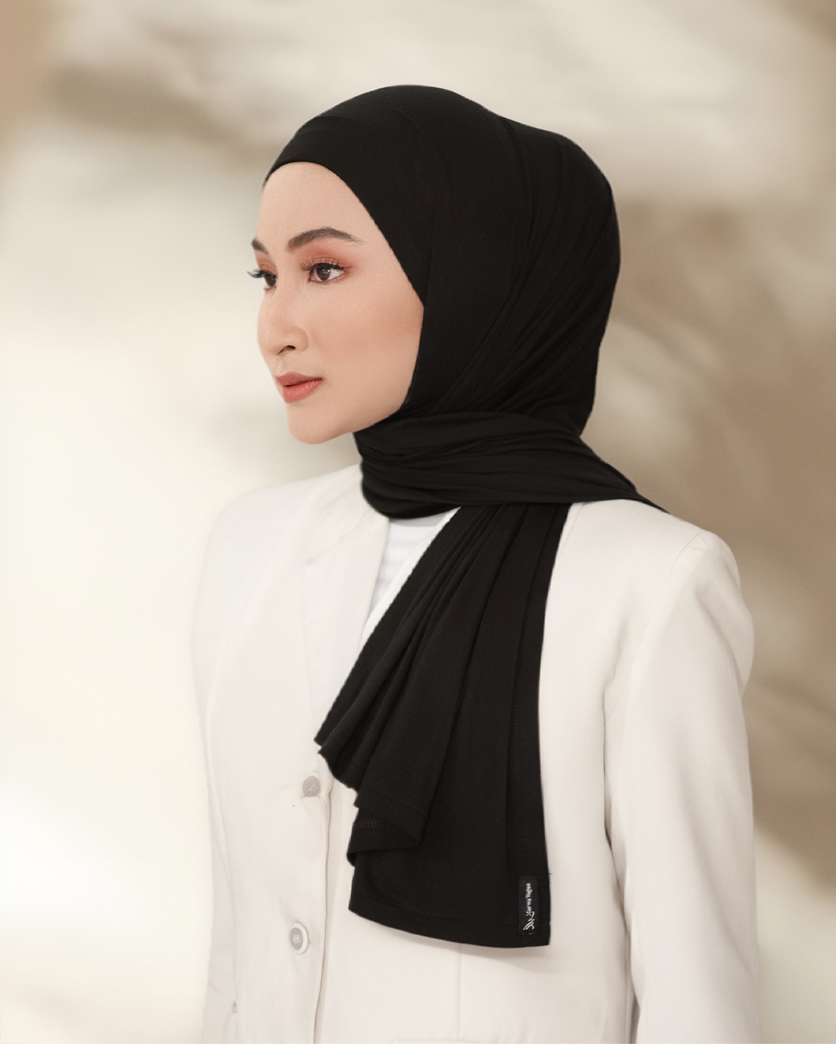 FLEXI MOTION PASHMINA COTTON BLACK